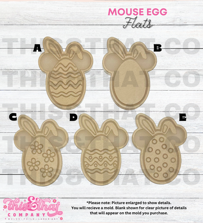 Silicone Mold For Resin | Mouse Ear Easter Eggs