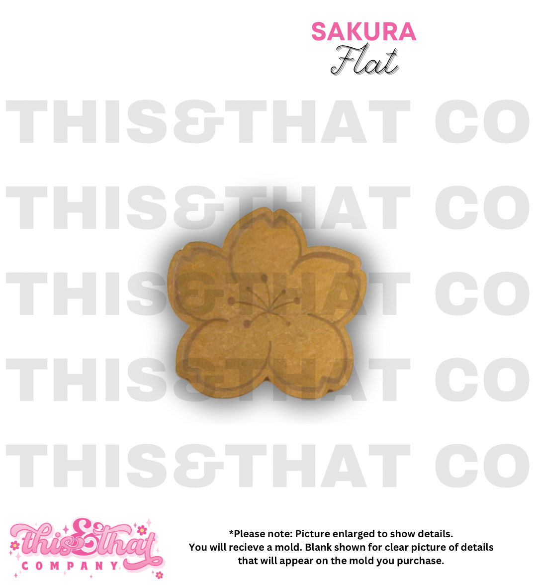 Silicone Mold for Resin | Sakura Flat