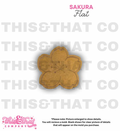 Silicone Mold for Resin | Sakura Flat