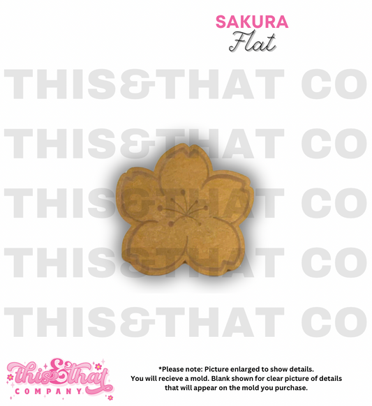 Silicone Mold for Resin | Sakura Flat