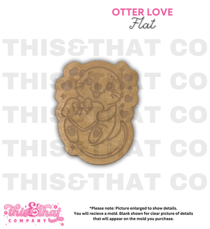 Silicone Mold for Resin | Otter Love Flat