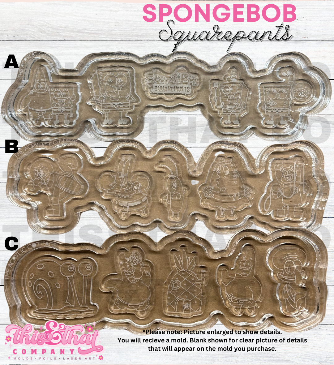 Silicone Mold | Sponge Guy Palette