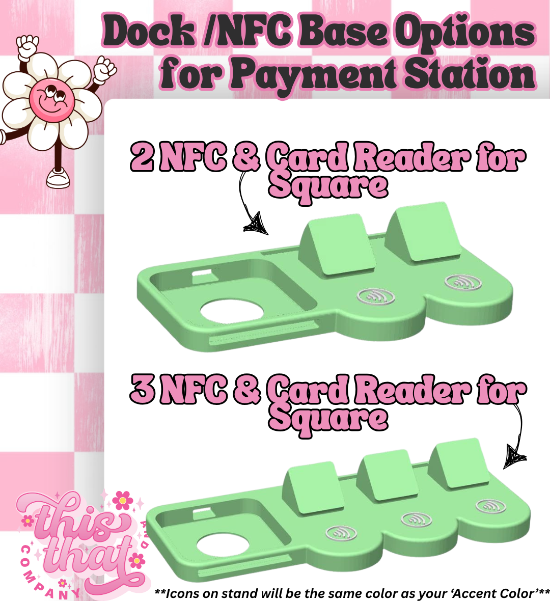 3D Print | Payment Station | FULLY CUSTOMIZABLE | Wide Arch