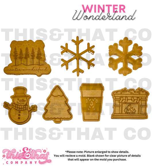 Silicone Mold For Resin | Winter Wonderland