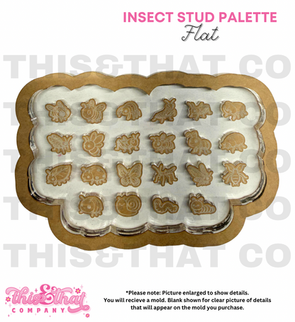Silicone Mold for Resin | Insect Stud Palette