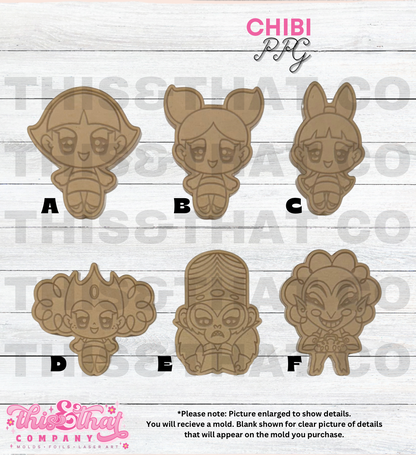 Silicone Mold For Resin | Chibi PPG