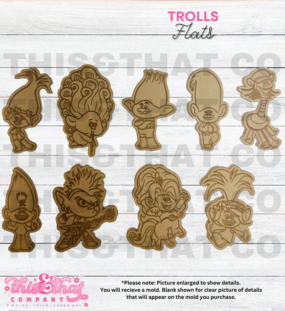 Silicone Mold For Resin | Trolls Flats