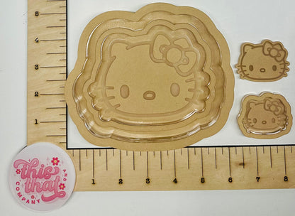 Silicone Mold For Resin | Kawaii Cat Tray, Shaker, Flat Set