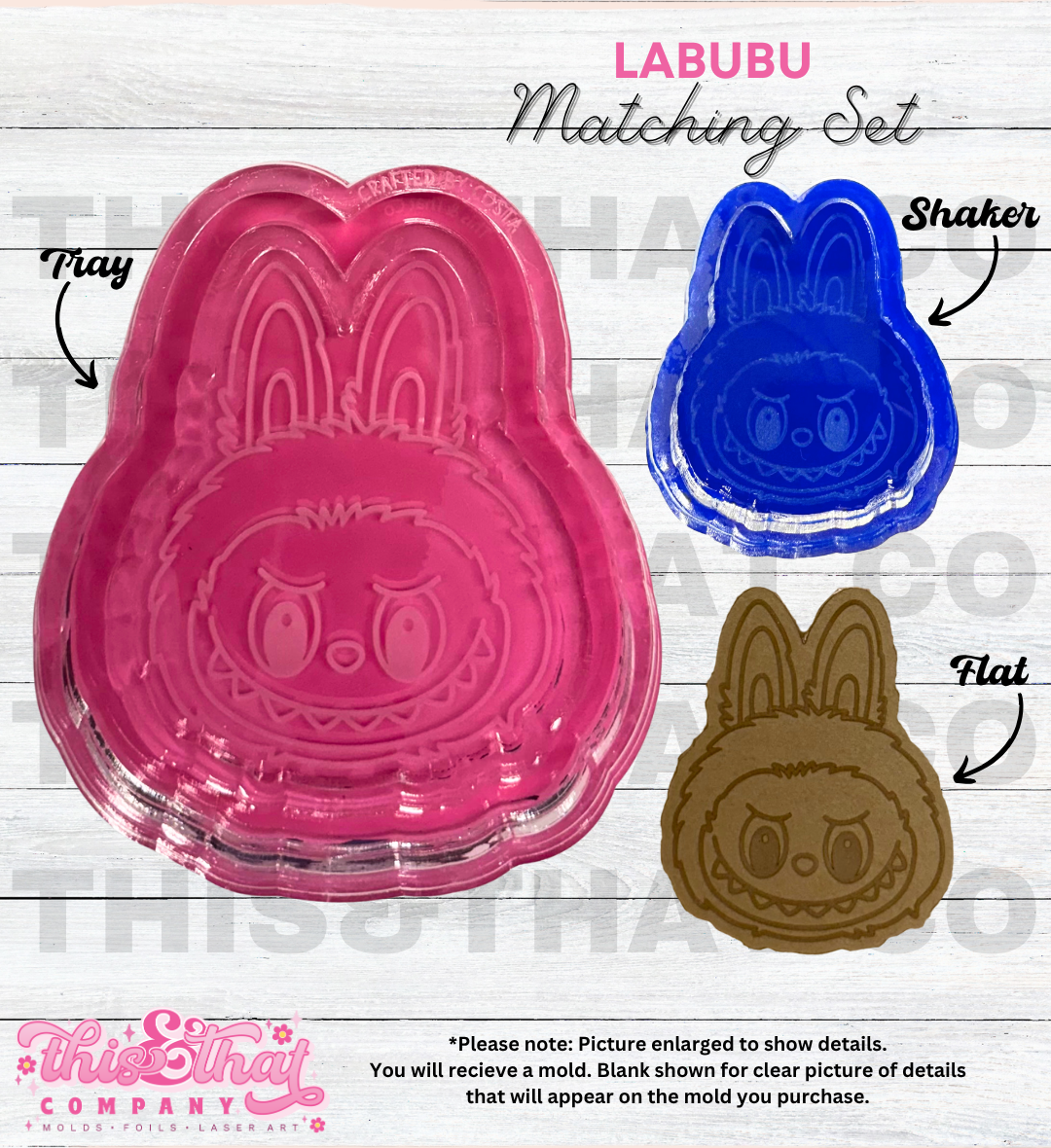 Silicone Mold For Resin | Monster Tray, Shaker, Flat Set