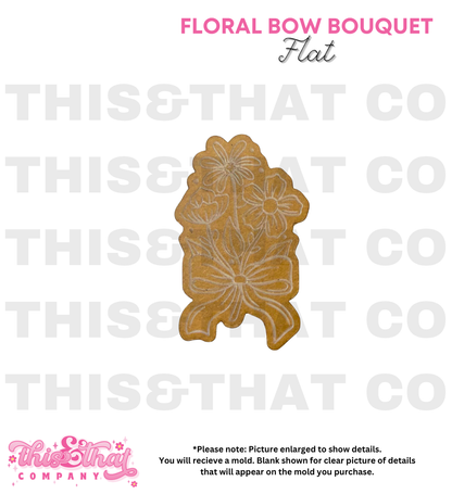 Silicone Mold for Resin | Floral Bow Bouquet