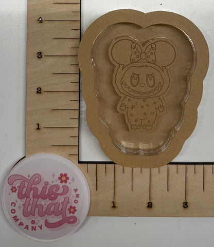 Silicone Mold For Resin | Monster Bubu Mouse Mashup