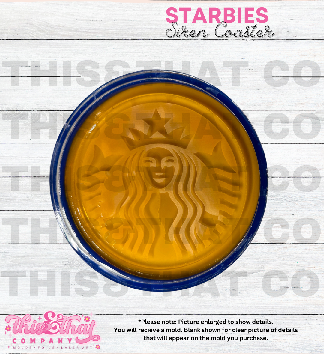 Silicone Mold | Mermaid Cup Coaster