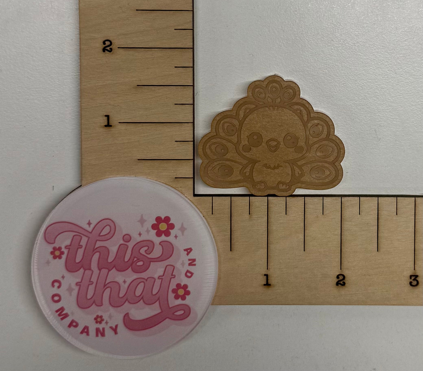 Silicone Mold for Resin | Kawaii Peacock Flat