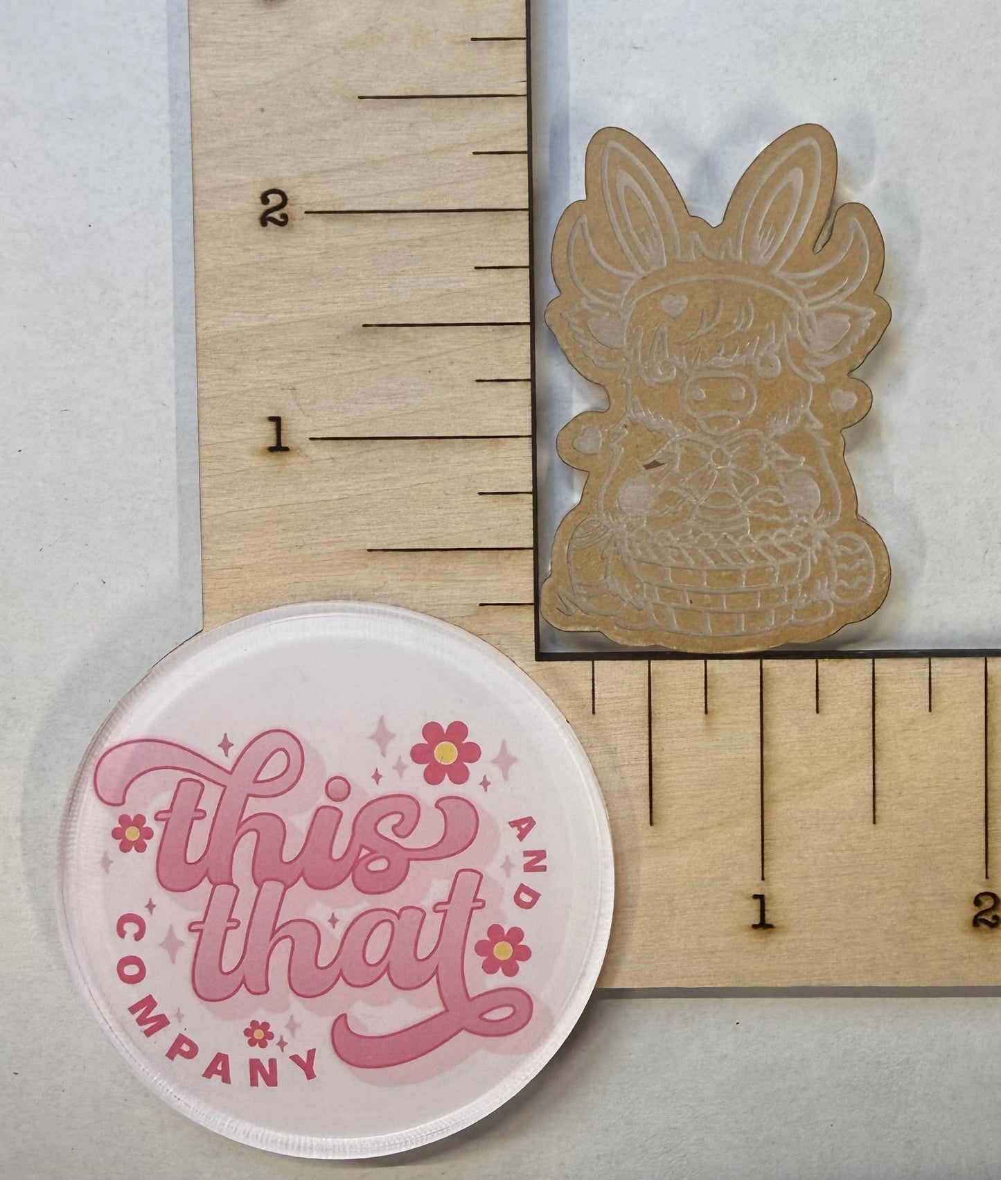 Silicone Mold for Resin | Easter Highland Cow