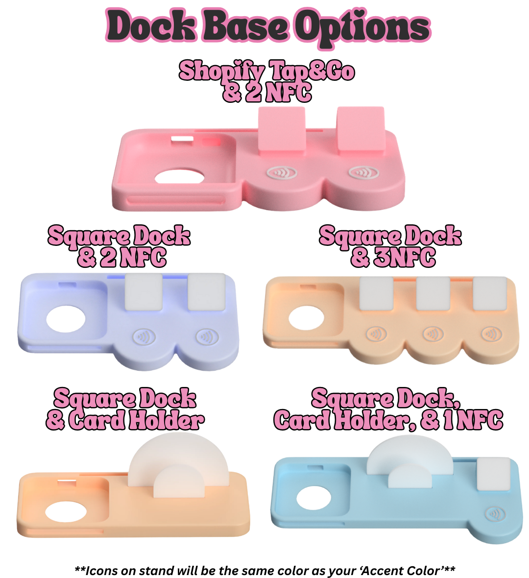 3D Print Payment Station BASE ONLY | FULLY CUSTOMIZABLE