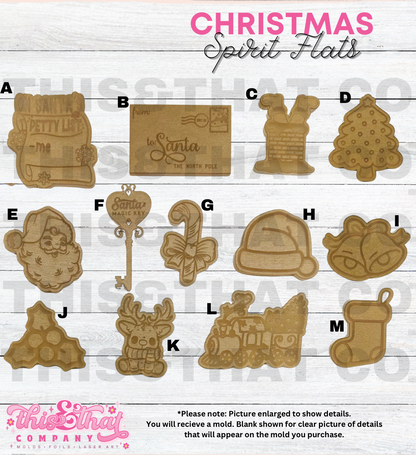 Silicone Mold For Resin | Christmas Spirit