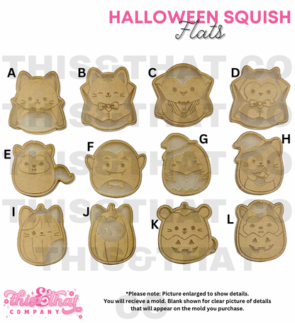 Silicone Mold for Resin | Halloween Squishies