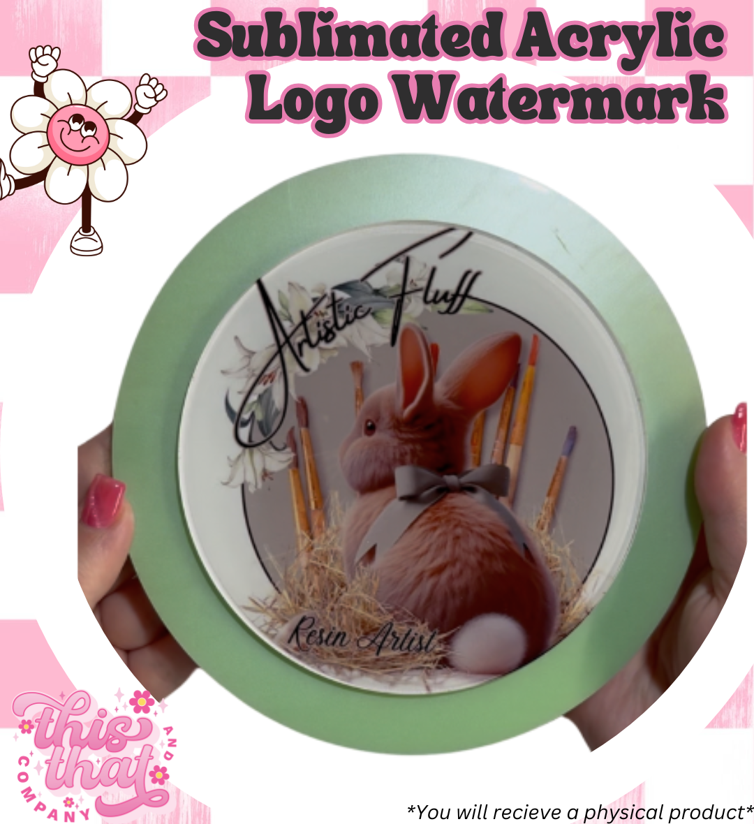 Laser Cut | Sublimated Acrylic Logo Watermark