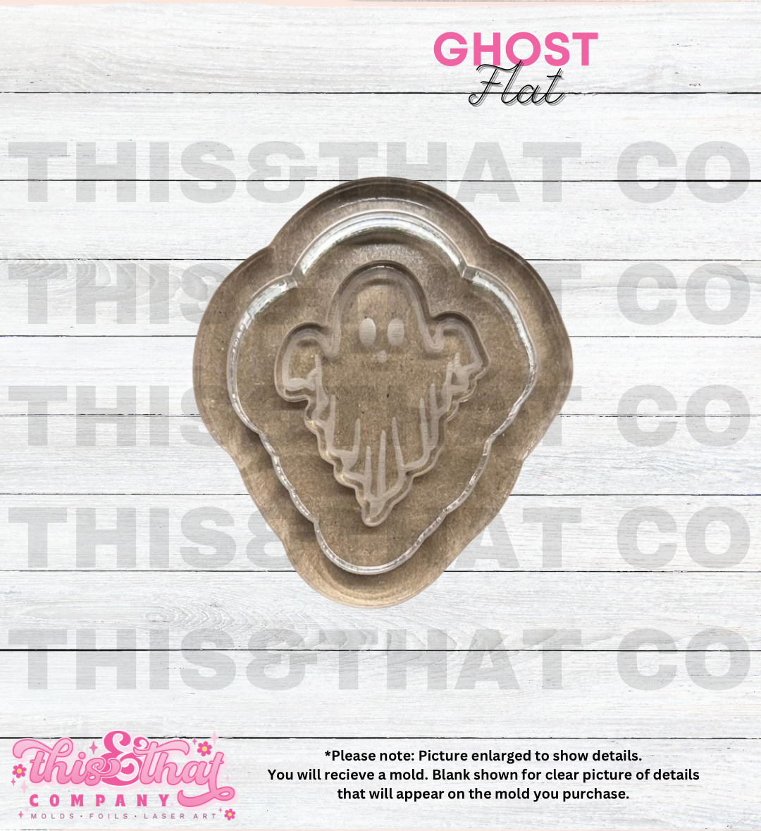 Silicone Mold For Resin | Ghost Flat