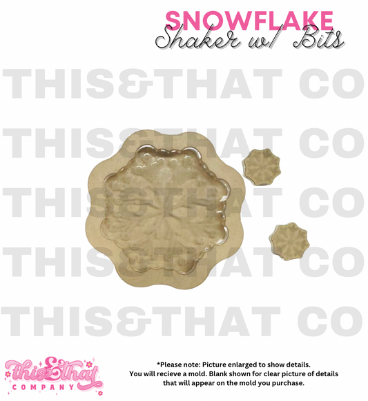 Silicone Mold for Resin | Snowflake Shaker