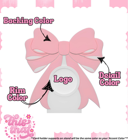 3D Print | Payment Station | FULLY CUSTOMIZABLE | Coquette Bow