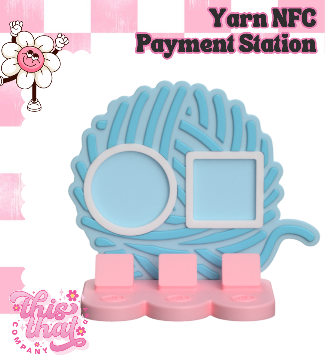 3D Print | Payment Station | FULLY CUSTOMIZABLE | Yarn