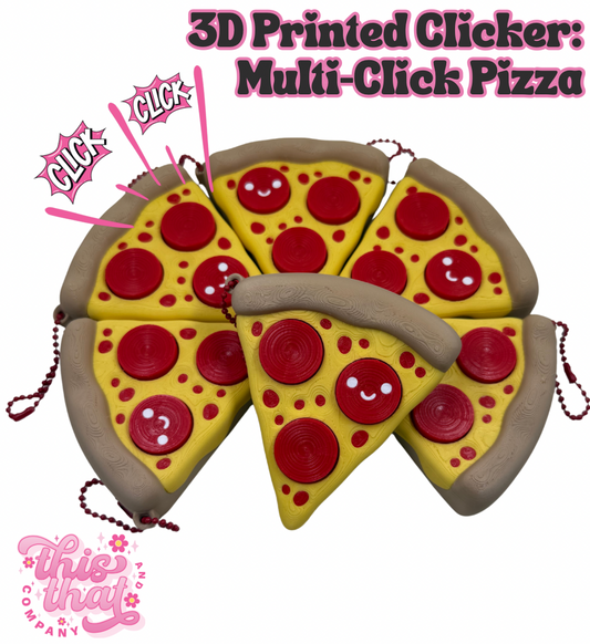3D Print | Fidget Clicker | Pizza Clicker