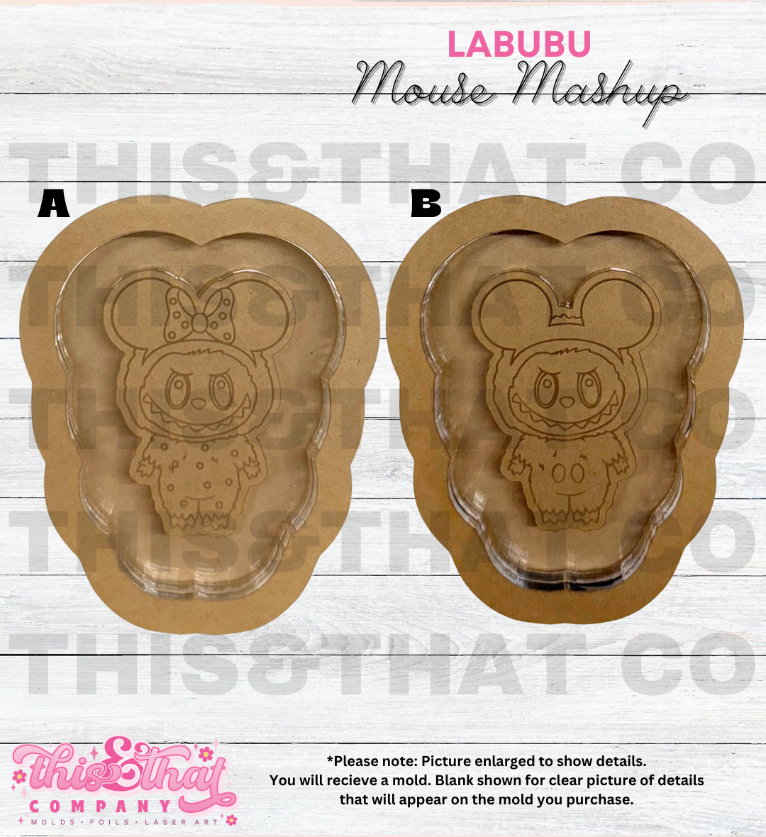 Silicone Mold For Resin | Monster Bubu Mouse Mashup