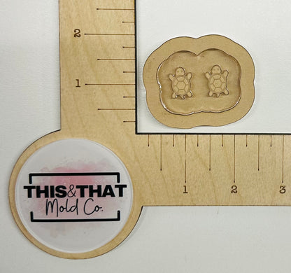 Silicone Mold For Resin | Turtle Studs/ Bits