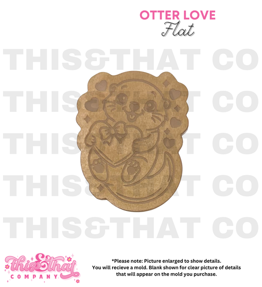 Silicone Mold for Resin | Otter Love Flat