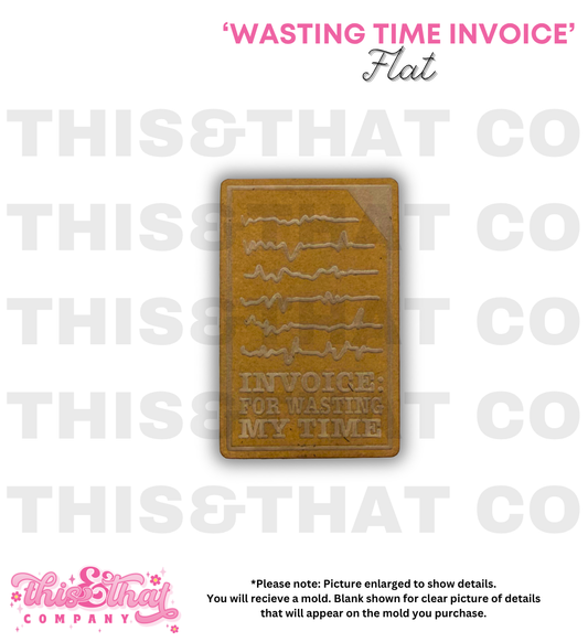 Silicone Mold for Resin | 'Wasting Time'