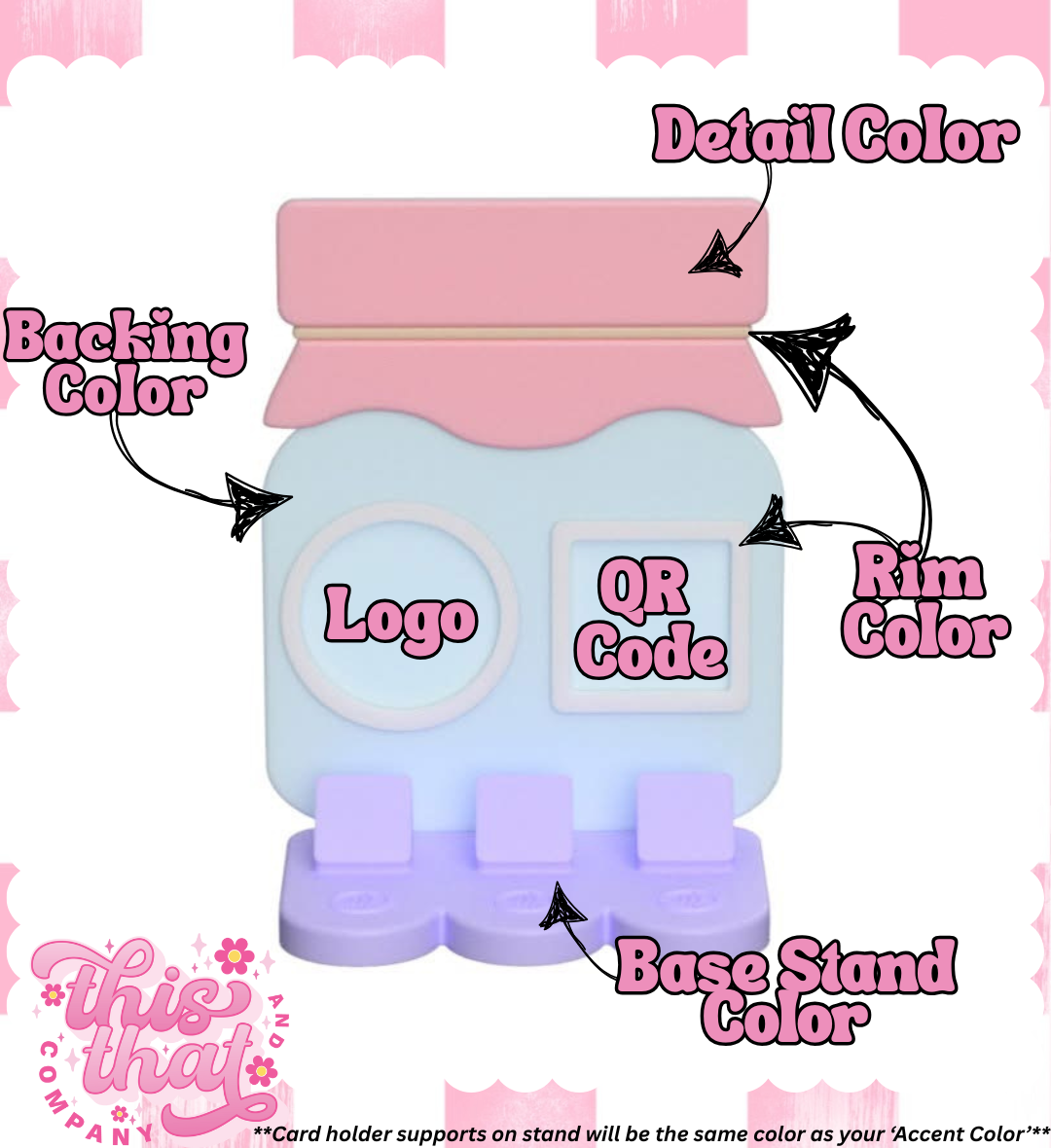 3D Print | Payment Station | FULLY CUSTOMIZABLE | Jar