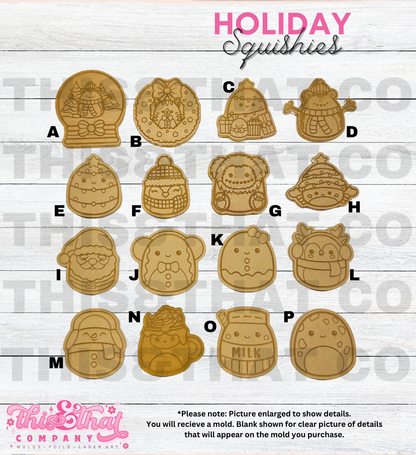 Silicone Mold | Christmas Squishies