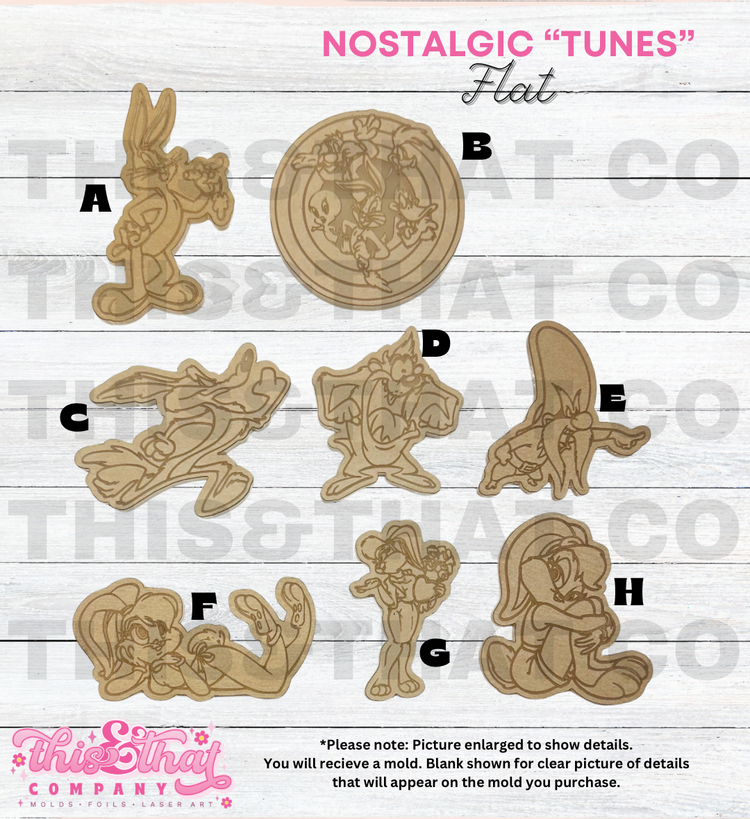 Silicone Mold For Resin |  Nostalgic Tunes Flats