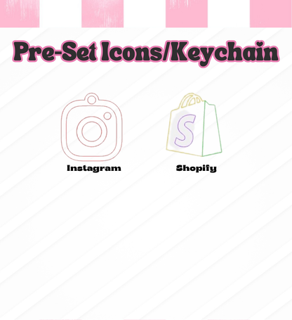 Laser Cut | Acrylic Keychains | Smart Tap NFC Keychain