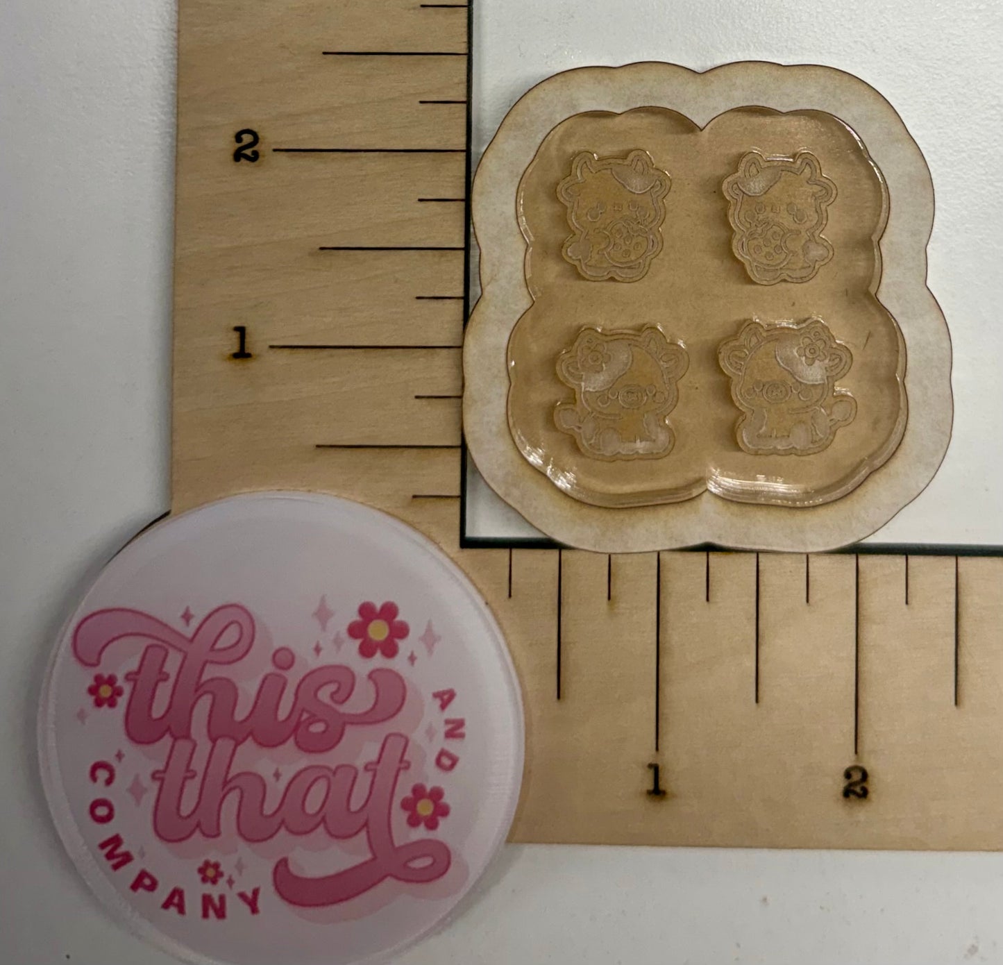 Silicone Mold for Resin | Cow Studs/ Bits
