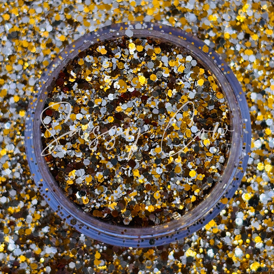 MR. GOLD -  Custom Mini Chunky Metallic Mixed Glitter