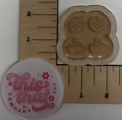 Silicone Mold for Resin | Fruit Studs/ Bits