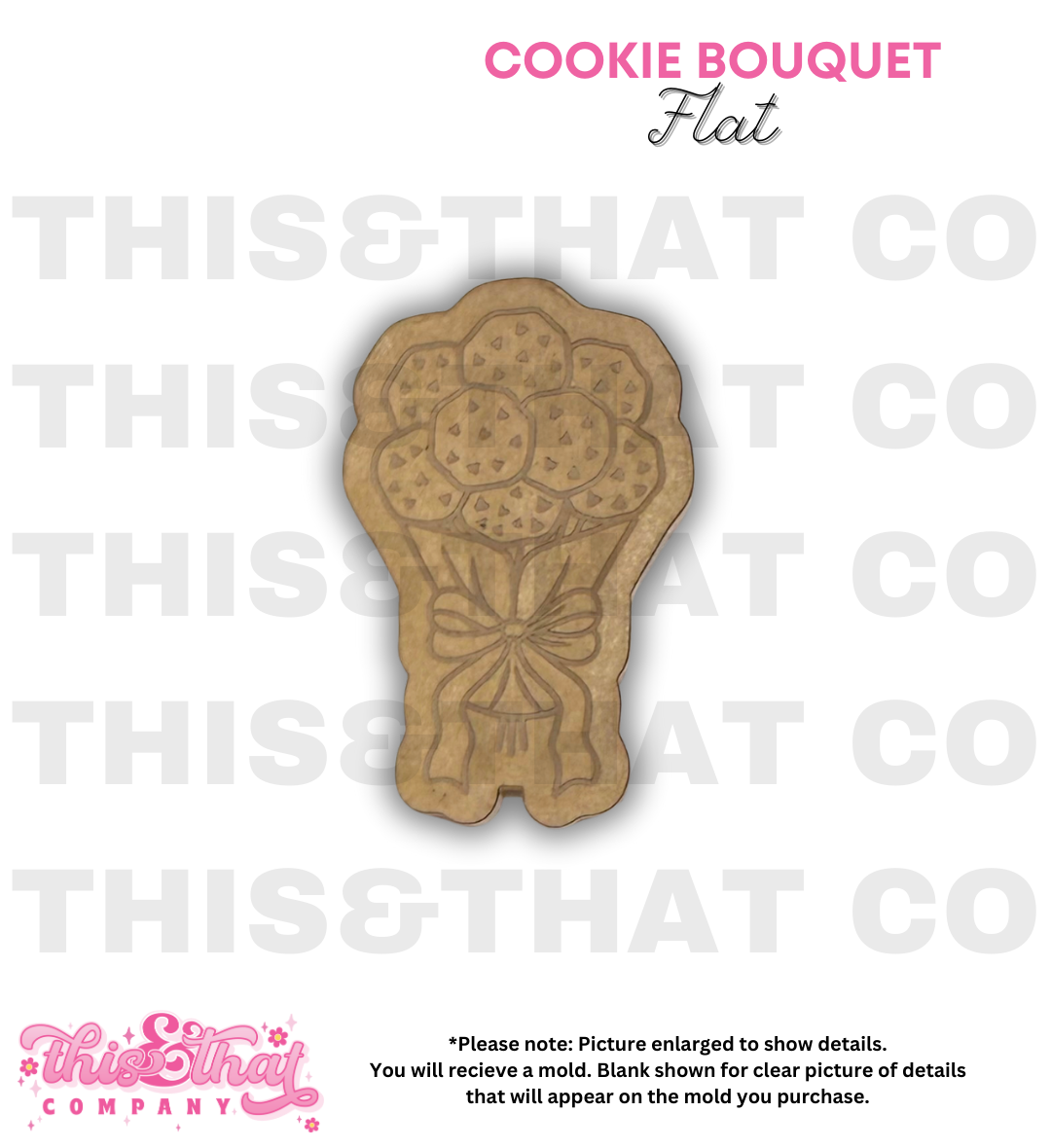 Silicone Mold for Resin | Cookie Bouquet Flat