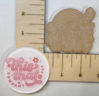 Silicone Mold for Resin | Floral Rainbow