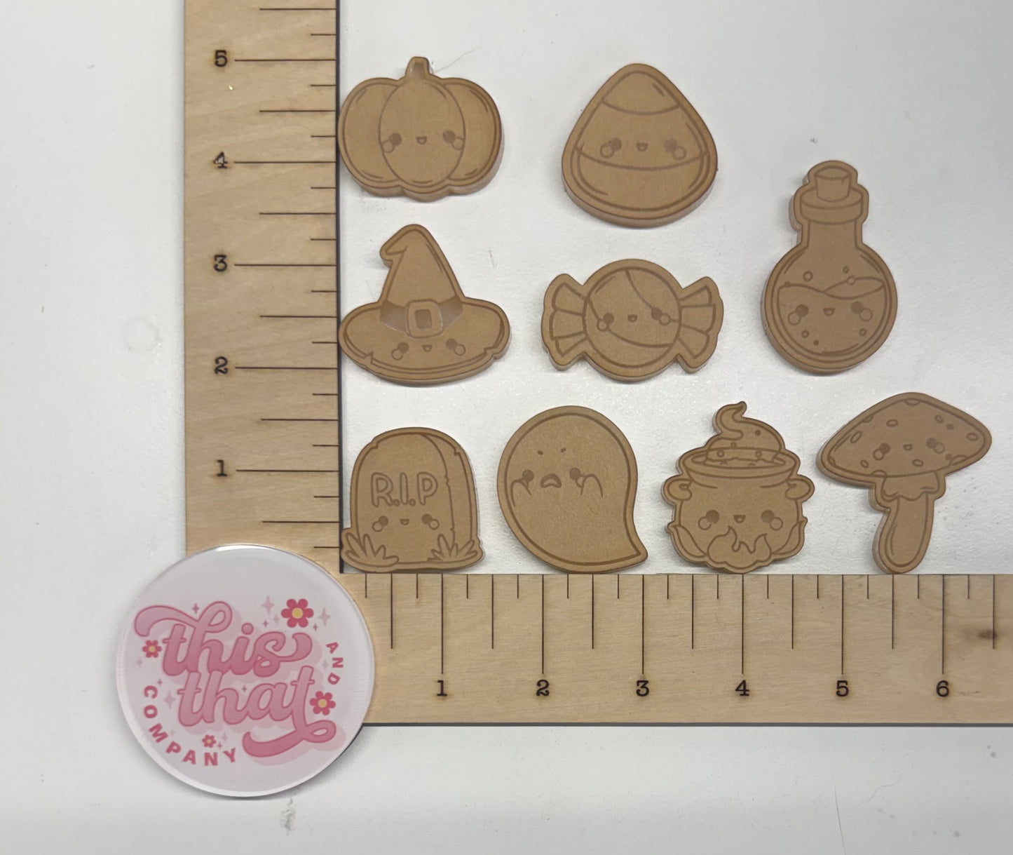 Silicone Mold for Resin | Kawaii Halloween Flats