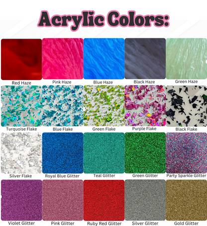 Laser Cut | Acrylic Keychains | Smart Tap NFC Keychain