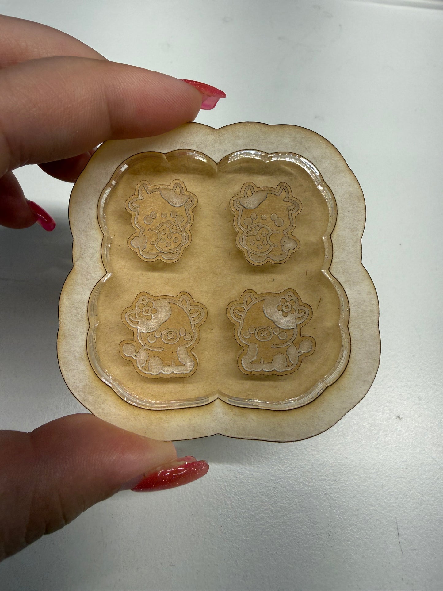 Silicone Mold for Resin | Cow Studs/ Bits