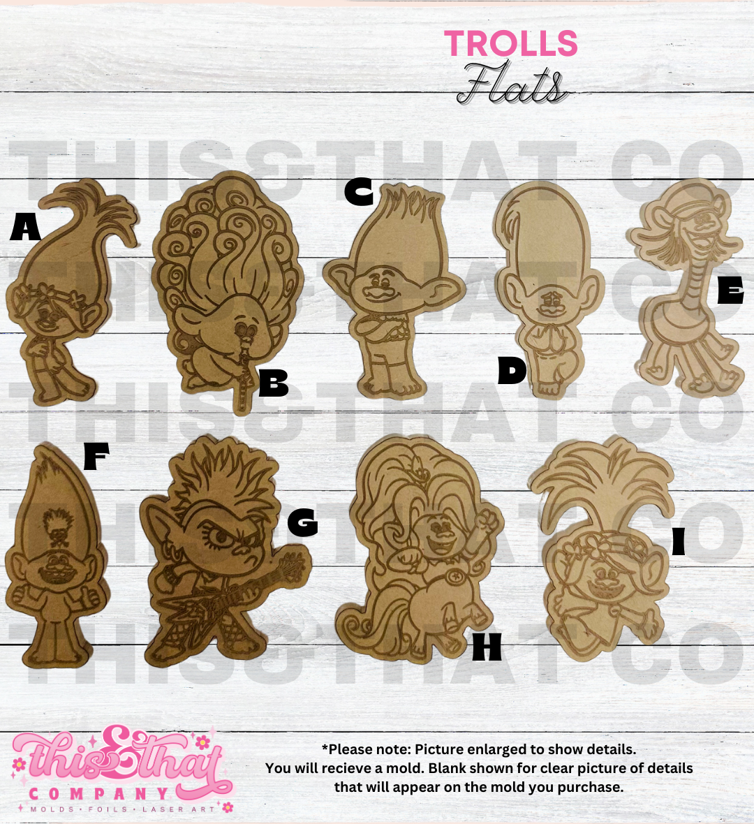 Silicone Mold For Resin | Trolls Flats