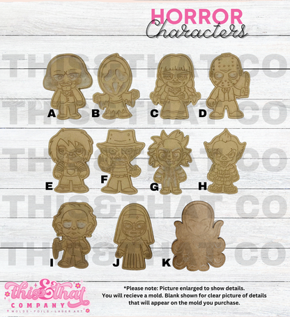 Silicone Mold For Resin | Movie Horror Squad