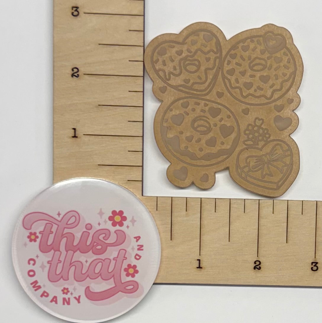 Silicone Mold for Resin | Donut Love Flat