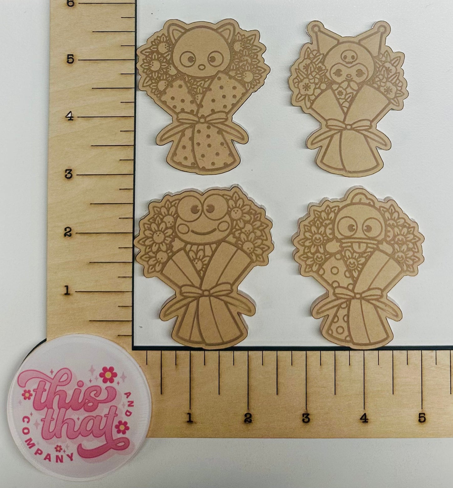 Silicone Mold For Resin | VDay Floral San Bouquet Flats