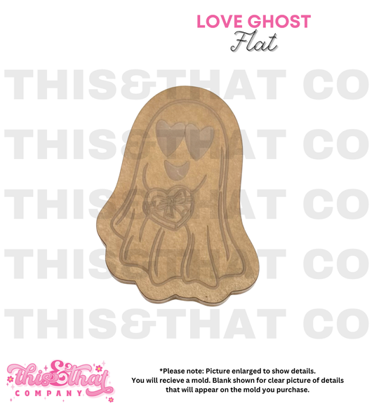 Silicone Mold for Resin | Love Ghost Flat