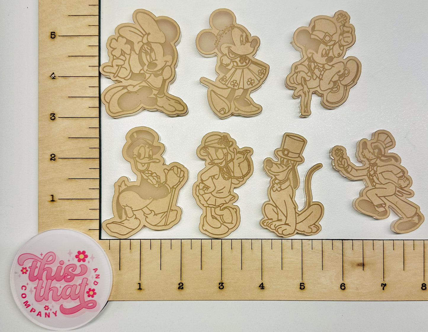 Silicone Mold For Resin | St Pattys Mouse & Friends Flats