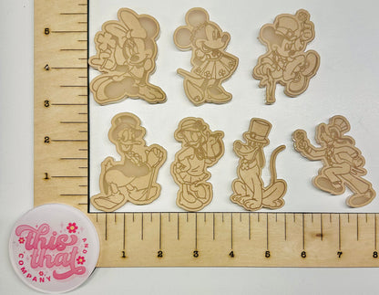 Silicone Mold For Resin | St Pattys Mouse & Friends Flats
